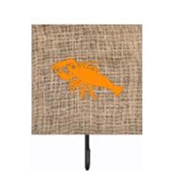 Micasa Lobster Burlap And Orange Leash Or Key Holder MI718695 - main